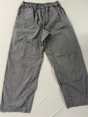 SKIMS Woven Relaxed Karate Pants Ash Gray Mens L NWT